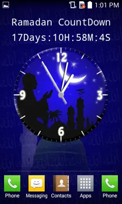 Allah Clock Live Wallpaper android App screenshot 9