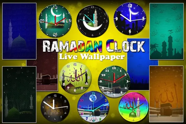 Allah Clock Live Wallpaper android App screenshot 1